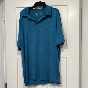 Men's | Heathered Dark Teal Blue | Polo Shirt | Size XL